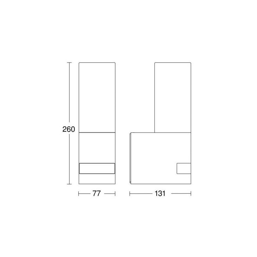 Steinel 065287 -  Светодиодный уличный светильник с датчиком L 605 LED / 9.5 W / 230 V IP44
